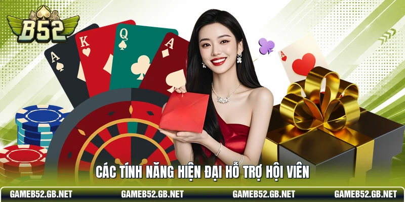 Các tính năng hiện đại hỗ trợ hội viên