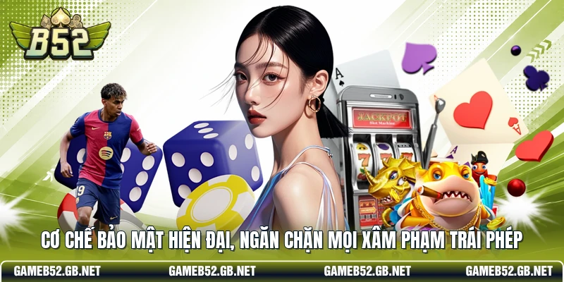 Cơ chế bảo mật hiện đại, ngăn chặn mọi xâm phạm trái phép