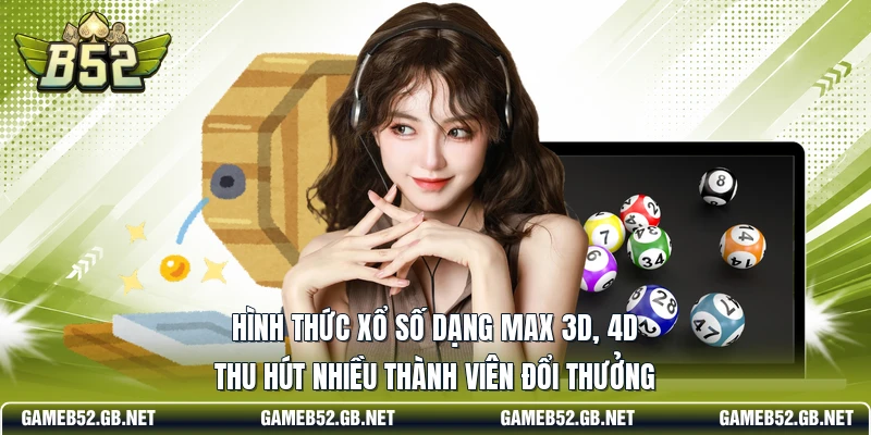 Hình thức xổ số dạng Max 3D, 4D thu hút nhiều thành viên đổi thưởng